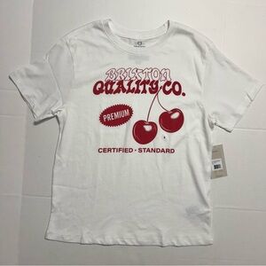 Brixton Women's Premium Cherry Vintage Crew T-Shirt